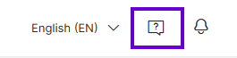 question mark (?)  button